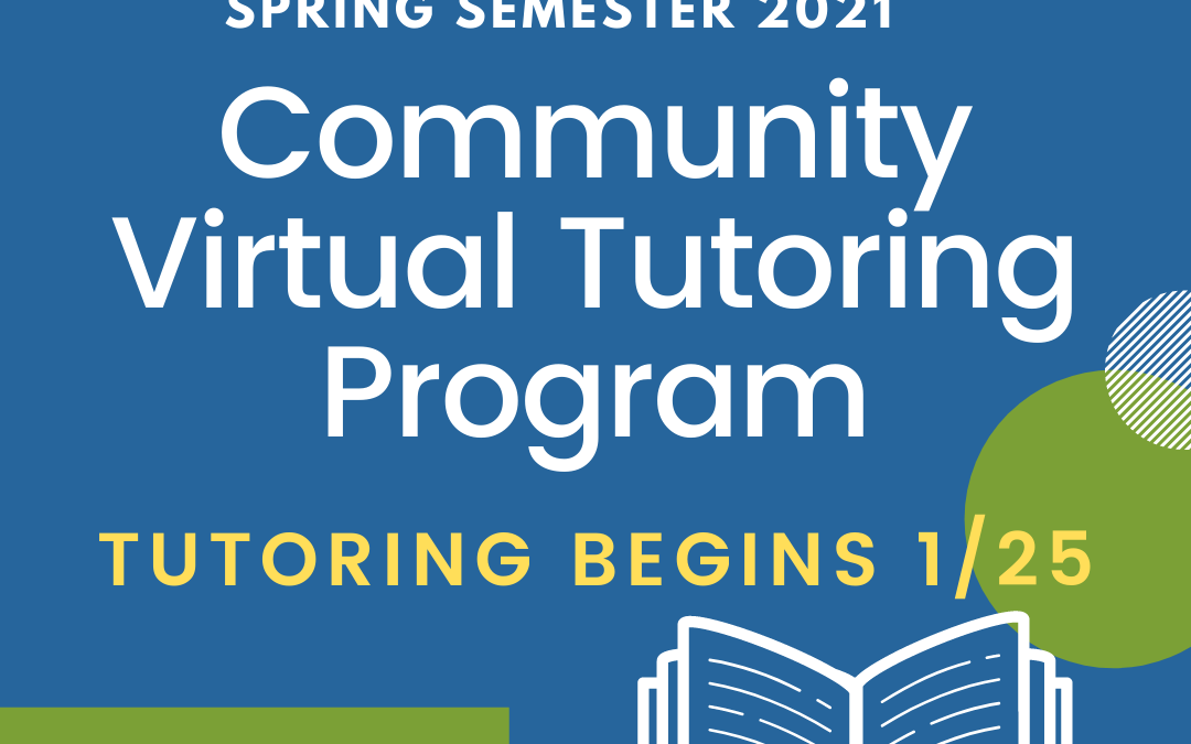Registration is Open for 2021 Virtual Tutoring Program