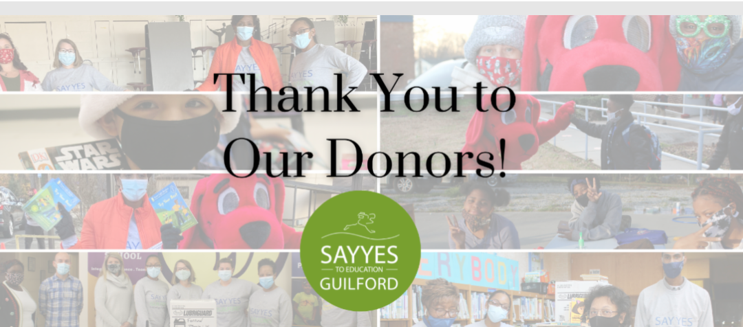 Thank You to Our Donors